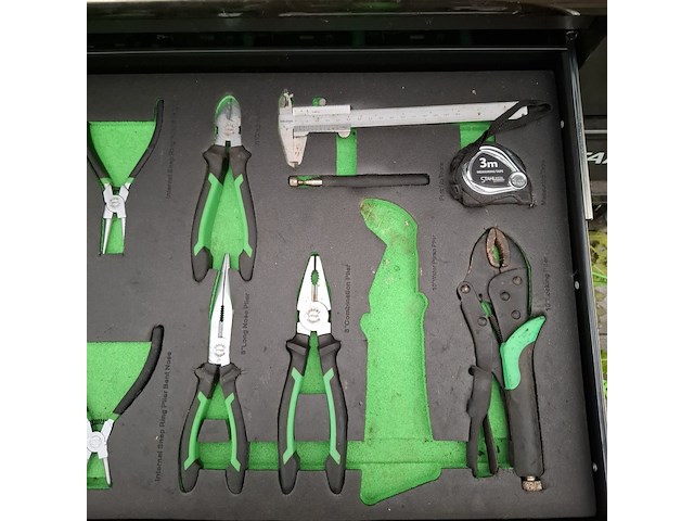 Gereedschapskar met inhoud, stahlwerk, sw14 - afbeelding 11 van  40