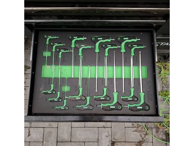 Gereedschapskar met inhoud, stahlwerk, sw14 - afbeelding 13 van  40