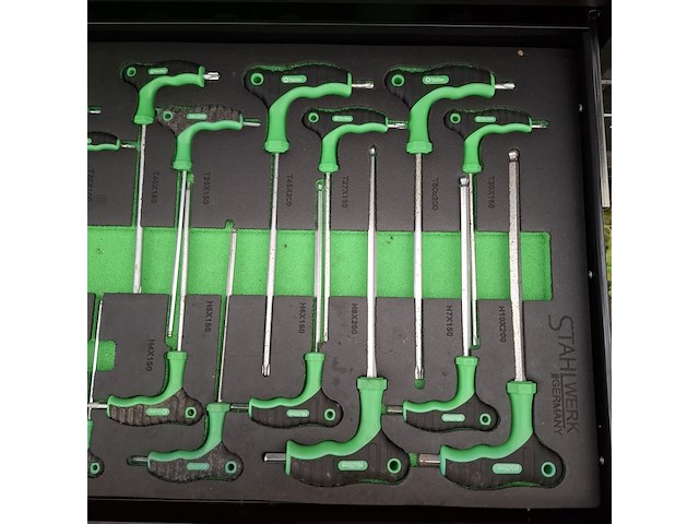 Gereedschapskar met inhoud, stahlwerk, sw14 - afbeelding 15 van  40