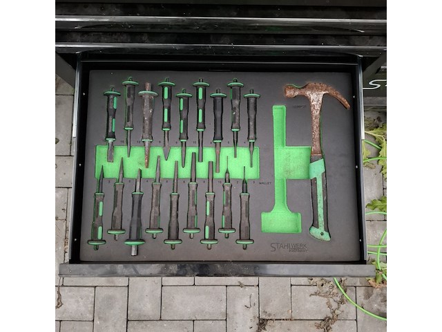 Gereedschapskar met inhoud, stahlwerk, sw14 - afbeelding 16 van  40