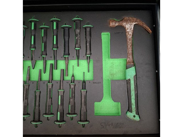 Gereedschapskar met inhoud, stahlwerk, sw14 - afbeelding 18 van  40