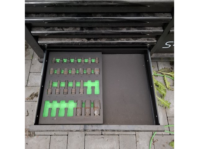 Gereedschapskar met inhoud, stahlwerk, sw14 - afbeelding 22 van  40