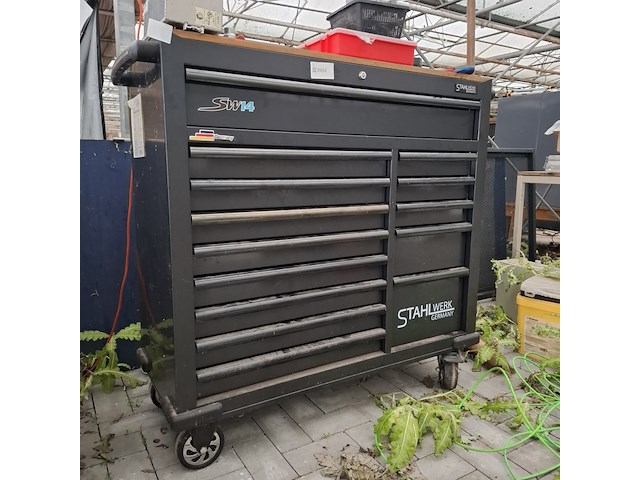Gereedschapskar met inhoud, stahlwerk, sw14 - afbeelding 12 van  40