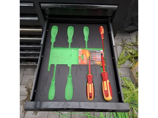 Gereedschapskar met inhoud, stahlwerk, sw14 - afbeelding 26 van  40