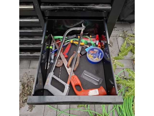 Gereedschapskar met inhoud, stahlwerk, sw14 - afbeelding 28 van  40