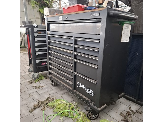 Gereedschapskar met inhoud, stahlwerk, sw14 - afbeelding 23 van  40
