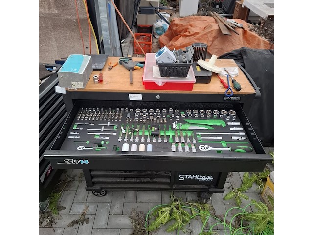 Gereedschapskar met inhoud, stahlwerk, sw14 - afbeelding 34 van  40