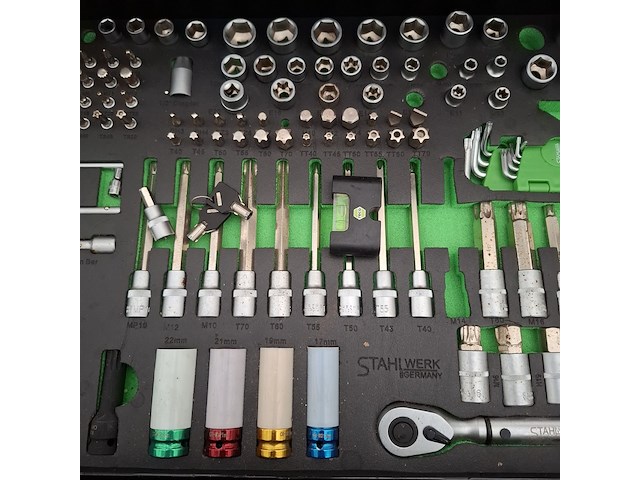 Gereedschapskar met inhoud, stahlwerk, sw14 - afbeelding 37 van  40