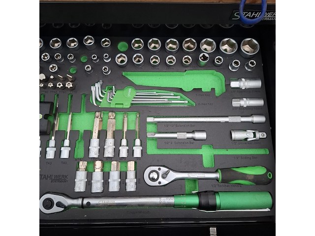 Gereedschapskar met inhoud, stahlwerk, sw14 - afbeelding 38 van  40