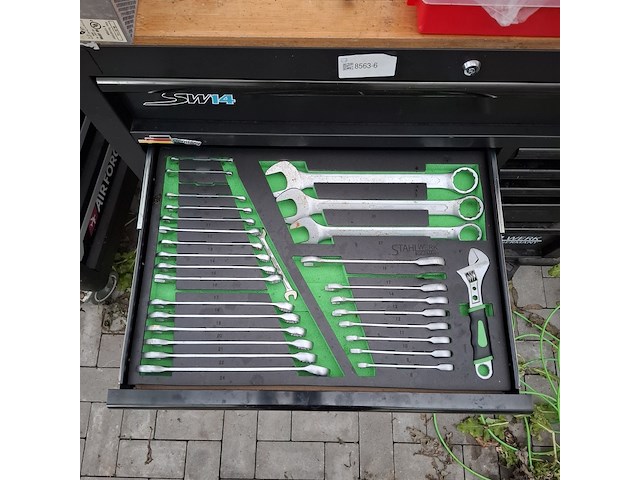 Gereedschapskar met inhoud, stahlwerk, sw14 - afbeelding 39 van  40