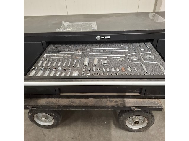 Gereedschapskast op transportkar - afbeelding 9 van  14