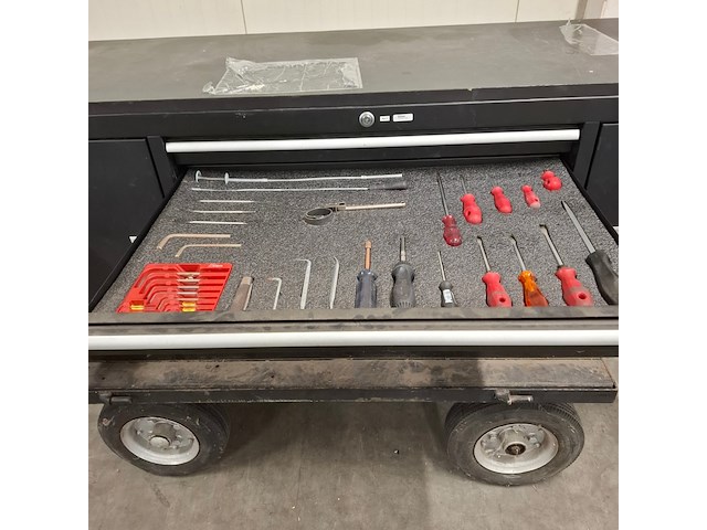Gereedschapskast op transportkar - afbeelding 10 van  14