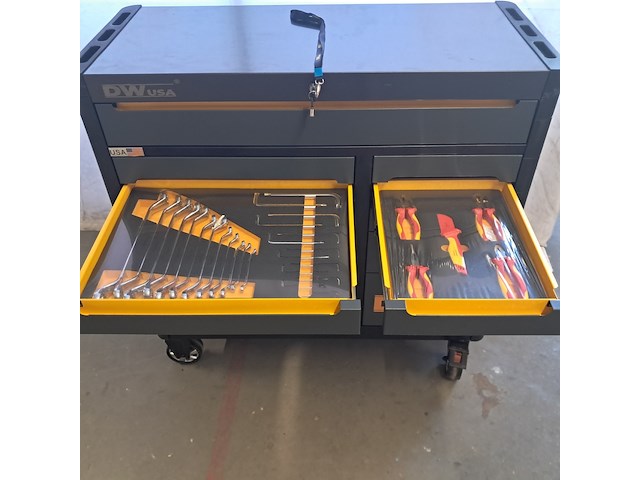 Gereedschapskist, dwusa, zwart - afbeelding 6 van  23