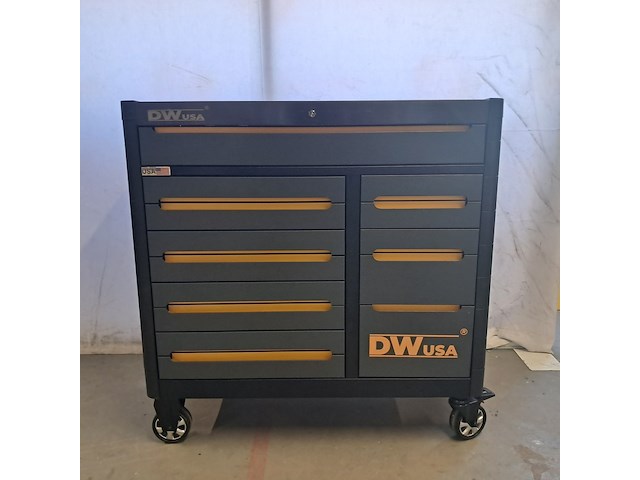 Gereedschapskist, dwusa, zwart - afbeelding 1 van  23