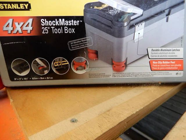 Gereedschapskist, stanley, shockmaster, grijs/zwart - afbeelding 8 van  8