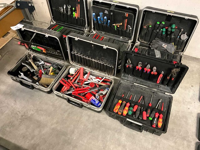 Gereedschapskoffer (6x) - afbeelding 2 van  3