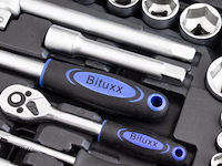 Gereedschapskoffer / ratelsleutelset 94-delig - chroom-vanadiumstaal - incl. koffer - afbeelding 9 van  11