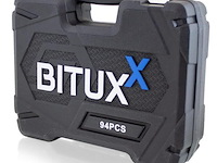 Gereedschapskoffer / ratelsleutelset 94-delig - chroom-vanadiumstaal - incl. koffer - afbeelding 3 van  11