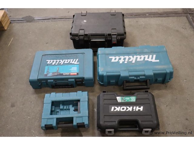 Gereedschapskoffers (leeg); - afbeelding 1 van  7