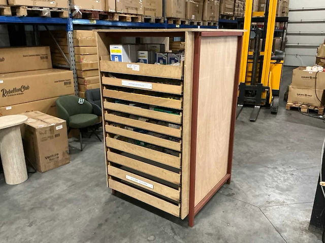 Gereedschapsladekast 108x122,5xh182cm - afbeelding 1 van  2