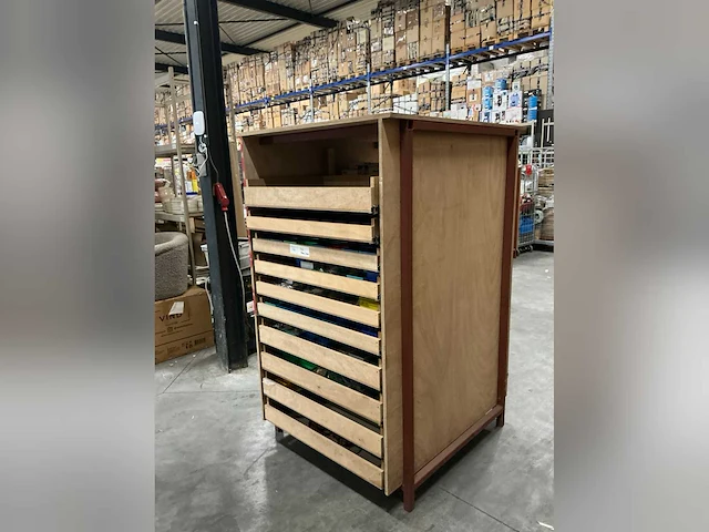 Gereedschapsladekast 108x122,5xh182cm - afbeelding 2 van  2