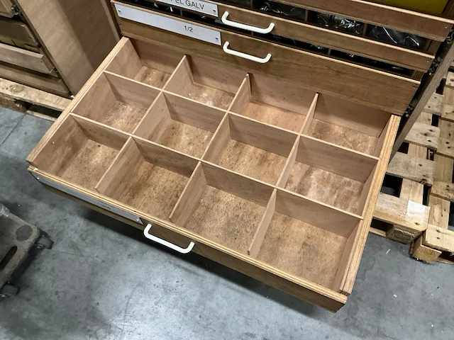 Gereedschapsladekast 99x58,5xh75cm - afbeelding 5 van  6