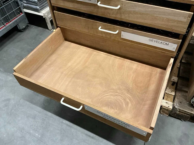 Gereedschapsladekast 99x58,5xh75cm - afbeelding 3 van  4