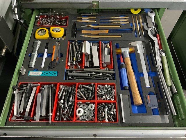 Gereedschapsladekast met inhoud - afbeelding 3 van  7