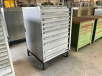 Gereedschapsladenkast + inhoud
