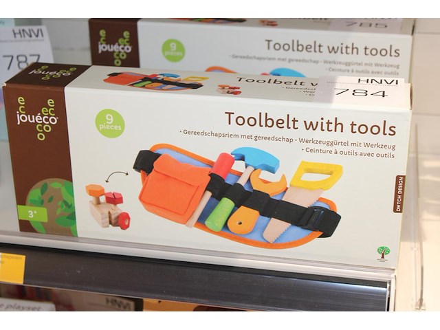 Gereedschapsriem met gereedschappen youeco. - afbeelding 1 van  1