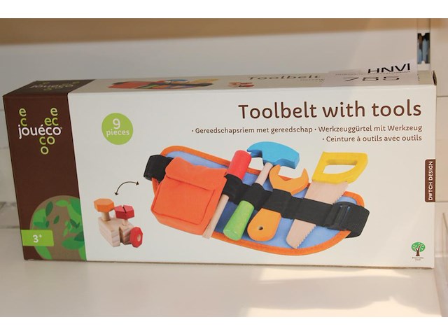 Gereedschapsriem met gereedschappen youeco. - afbeelding 1 van  1