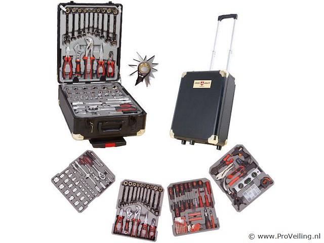 Gereedschapsset in koffer 1001-delig - afbeelding 1 van  2