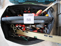 Gereedschapstas festool gevuld met o.a. tangen, schroevendraaiers en inbussleutels. - afbeelding 3 van  3