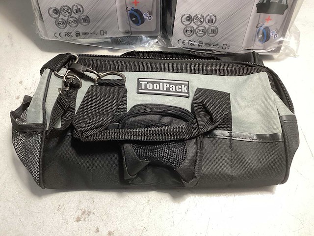 Gereedschapstas met bluetooth speaker (2x) - afbeelding 3 van  6