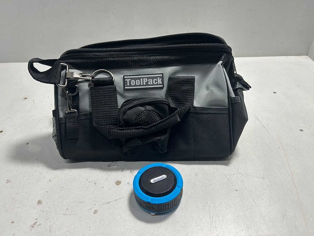 Gereedschapstas met bluetooth speaker (2x) - afbeelding 2 van  6
