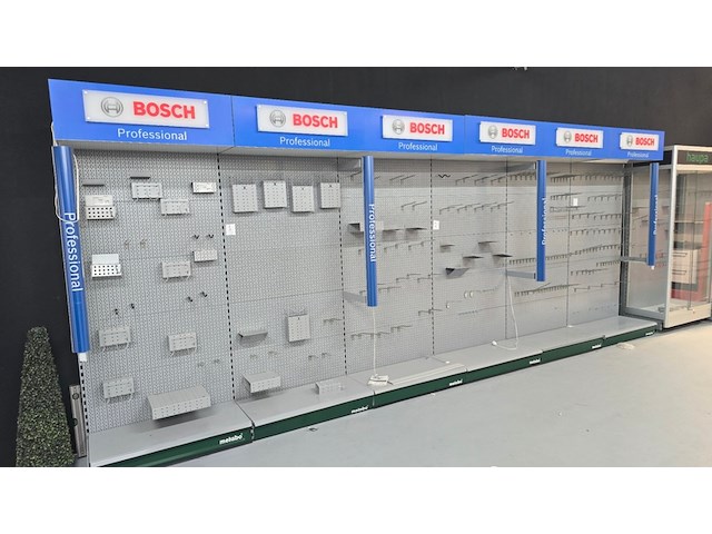 Gereedschapstelling bosch professional, gereedschapstelling, blauw grijs - afbeelding 1 van  13