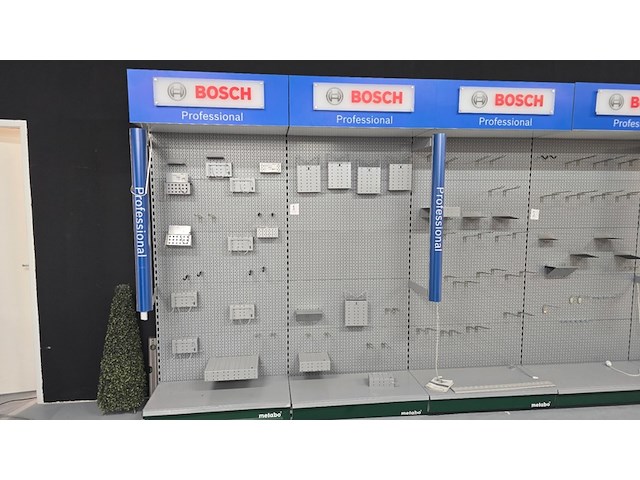 Gereedschapstelling bosch professional, gereedschapstelling, blauw grijs - afbeelding 6 van  13