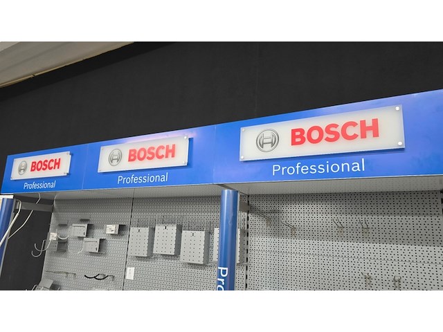 Gereedschapstelling bosch professional, gereedschapstelling, blauw grijs - afbeelding 12 van  13