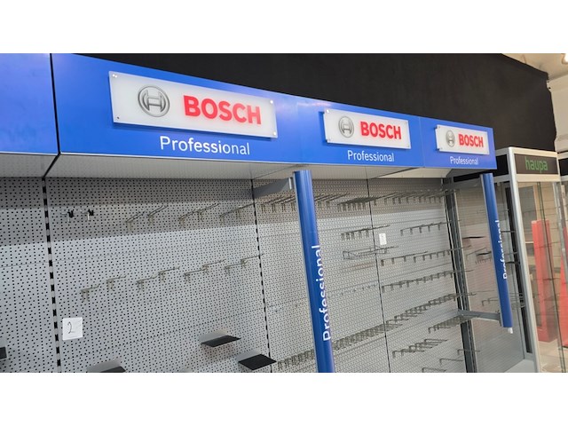 Gereedschapstelling bosch professional, gereedschapstelling, blauw grijs - afbeelding 13 van  13