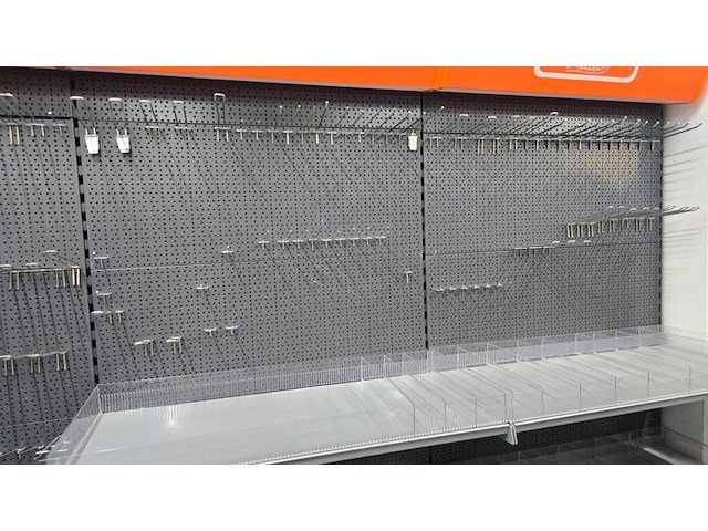 Gereedschapstelling / magazijnstelling bahco, showstelling, grijs oranje - afbeelding 3 van  13