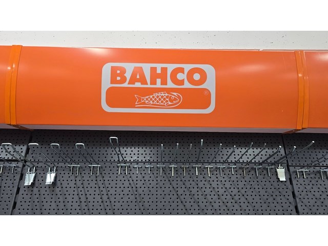 Gereedschapstelling / magazijnstelling bahco, showstelling, grijs oranje - afbeelding 7 van  13