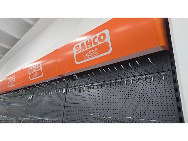 Gereedschapstelling / magazijnstelling bahco, showstelling, grijs oranje - afbeelding 8 van  13