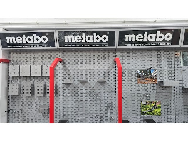Gereedschapstelling metabo, gereedschapstelling, groen grijs rood - afbeelding 12 van  18