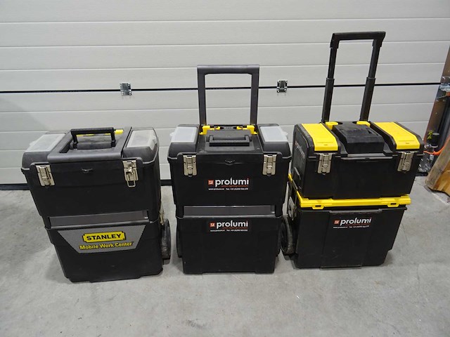 Gereedschapstrolley (3x) - afbeelding 1 van  1