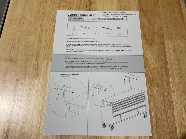 Gereedschapswagen - 55” rvs - htc5510w1 - afbeelding 14 van  50