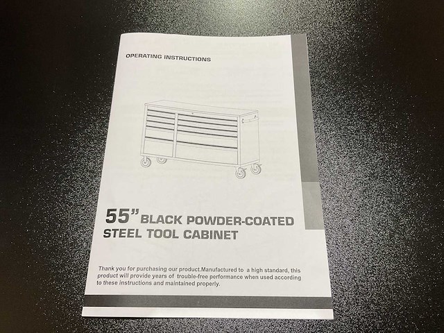 Gereedschapswagen - 55” zwart - htc5510w - afbeelding 5 van  52