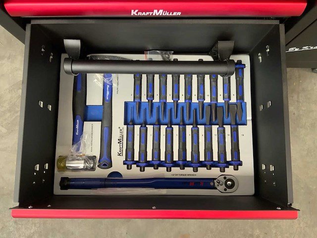 Gereedschapswagen - inclusief gereedschap - kraftmüller kingsize edition - afbeelding 9 van  17