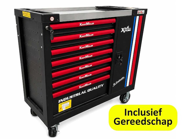 Gereedschapswagen - inclusief gereedschap - kraftmüller kingsize edition - afbeelding 1 van  17