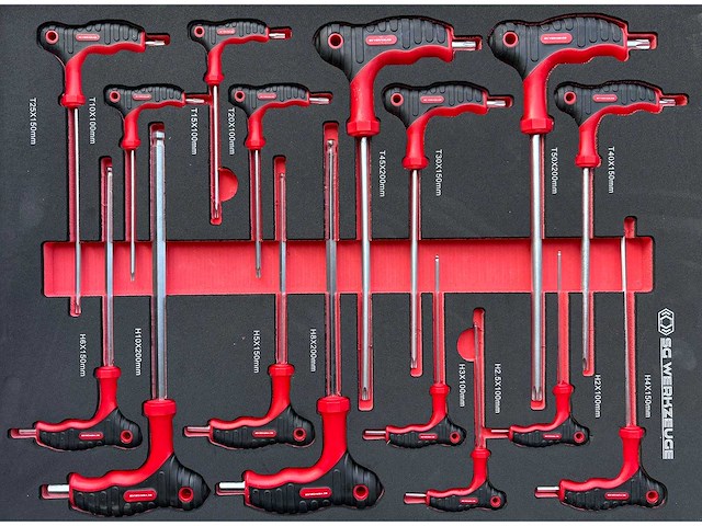 Gereedschapswagen - inclusief gereedschap - sg werkzeuge sg10-25 - afbeelding 21 van  23