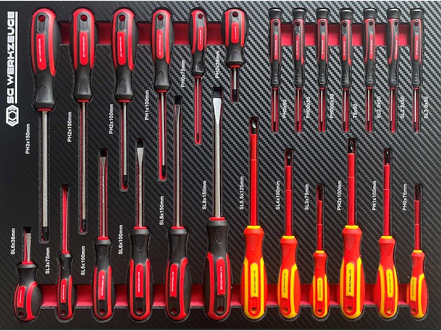 Gereedschapswagen - inclusief gereedschap - sg werkzeuge sg14-24 xxl - afbeelding 14 van  23